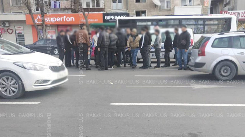 Nərimanov rayonunda “Prius” piyadanı vurub