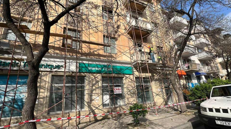 Bakıda memarlıq abidəsinin bərpasına başlanılıb