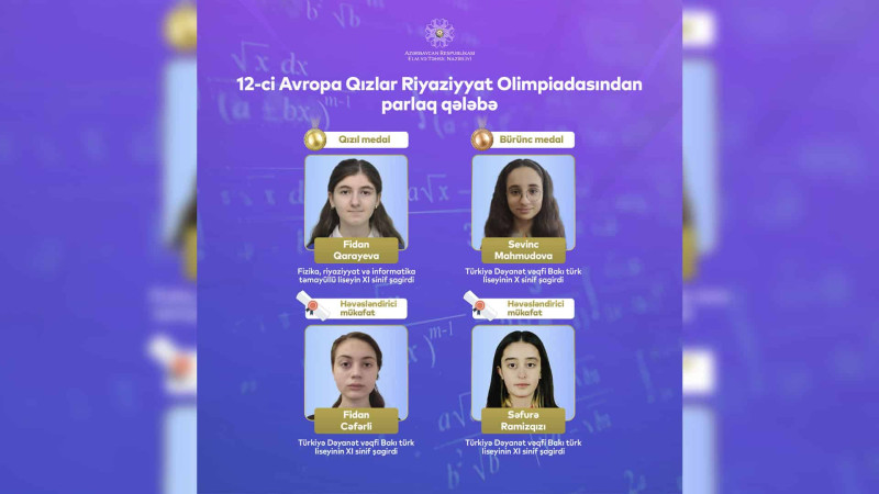 Top 1 universitetə qəbul olan şagird daha bir uğur qazanıb