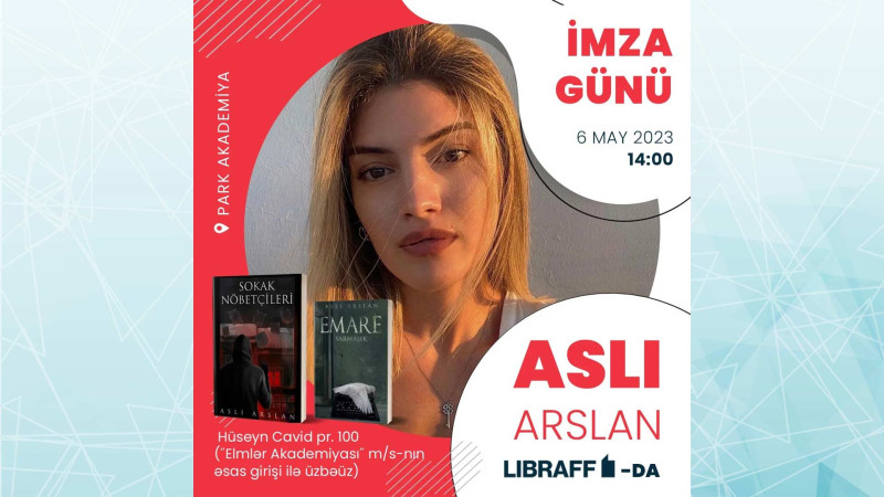 Türkiyəli yazıçı Bakıda imza günü keçirəcək