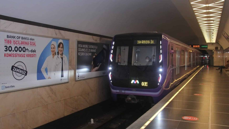 Bakı metrosu bayram günlərində gücləndirilmiş rejimdə işləyəcək