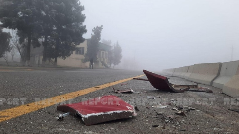 Bakıda 21 yaşlı sürücü yol qəzasında xəsarət alıb