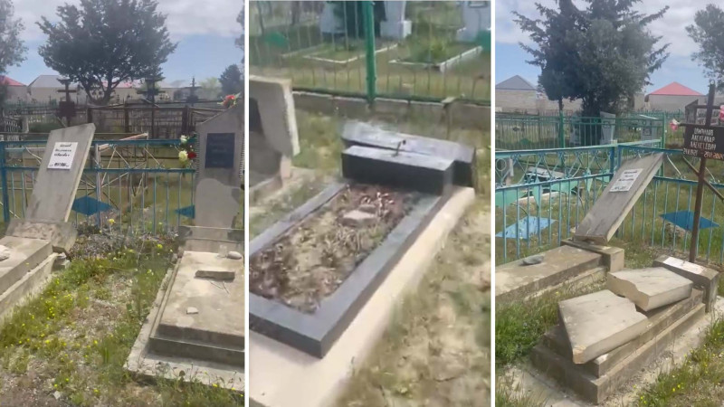 Bakıda xristian qəbiristanlığı vandalizmə məruz qalıb - YENİLƏNİB