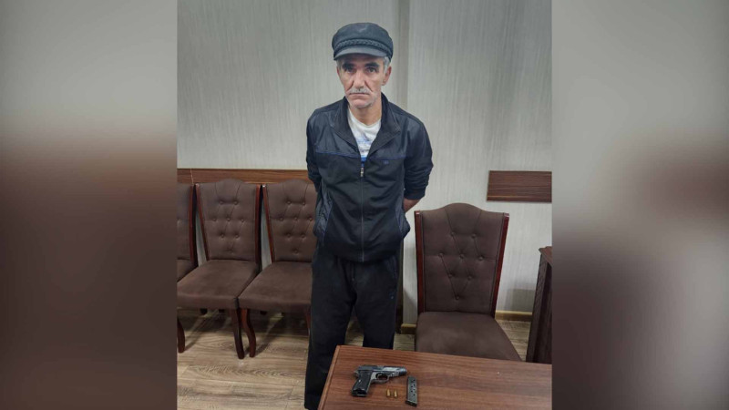 Maştağada keçmiş məhkumdan tapança ələ keçirilib