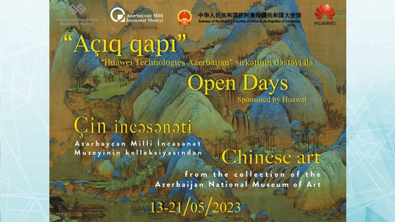 Milli İncəsənət Muzeyində Çin incəsənəti ilə tanışlıq: muzeydə “açıq qapı” günləri keçiriləcək