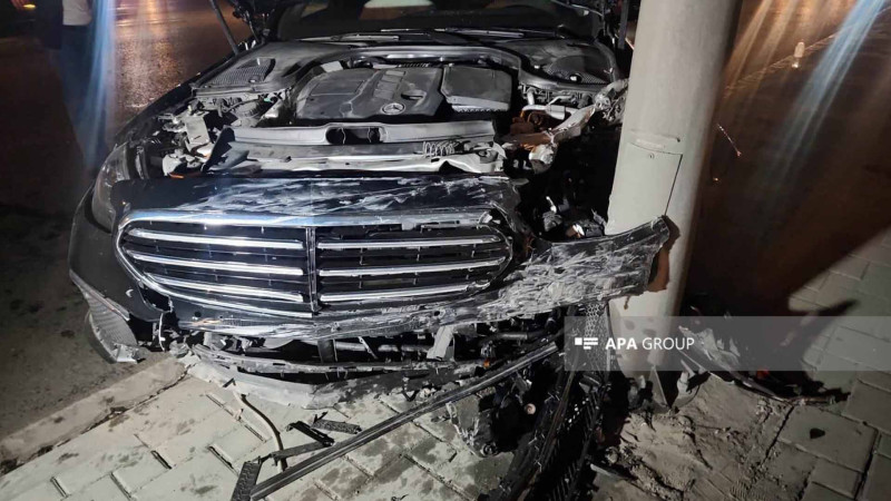 Ziya Bünyadov prospektində yol-nəqliyyat hadisəsi baş verib