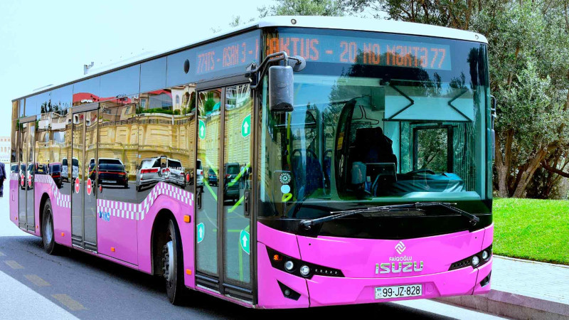 Yeni Yasamala gedən avtobuslar dəyişdirilir