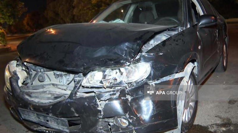 Nizami rayonunda “Mercedes” və “Nissan” toqquşub