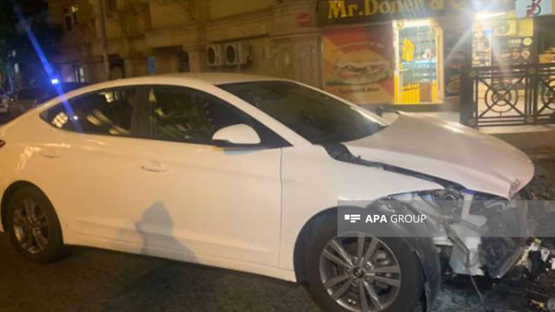 Yasamalda iki avtomobil toqquşub: bir nəfər yaralanıb