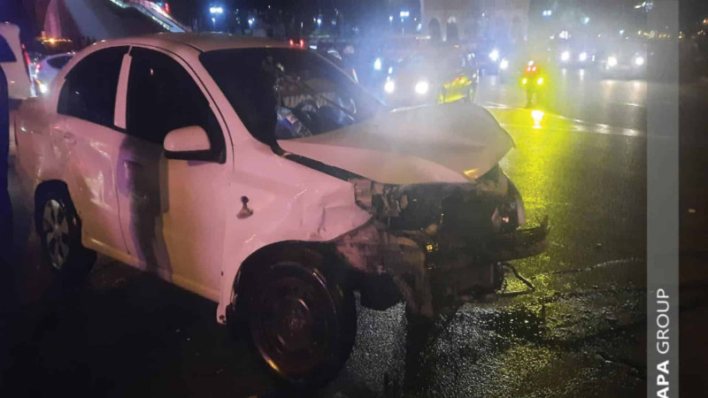 “Ukrayna” dairəsində zəncirvari qəza olub: xəsarət alan var