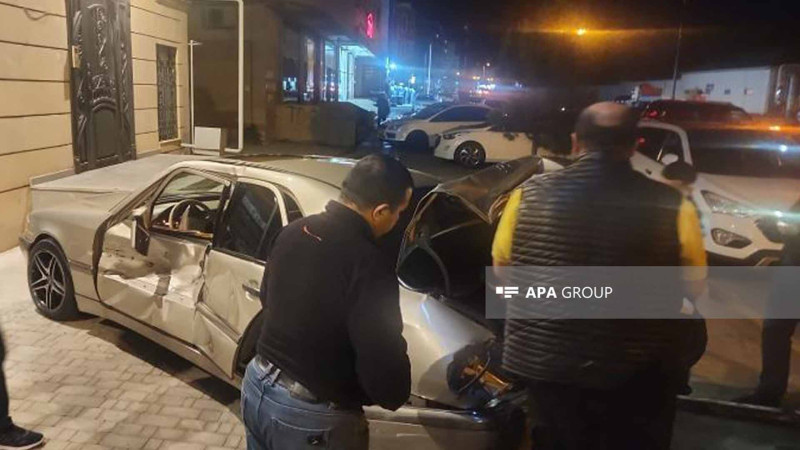 Şərifzadə küçəsində 5 avtomobil toqquşub