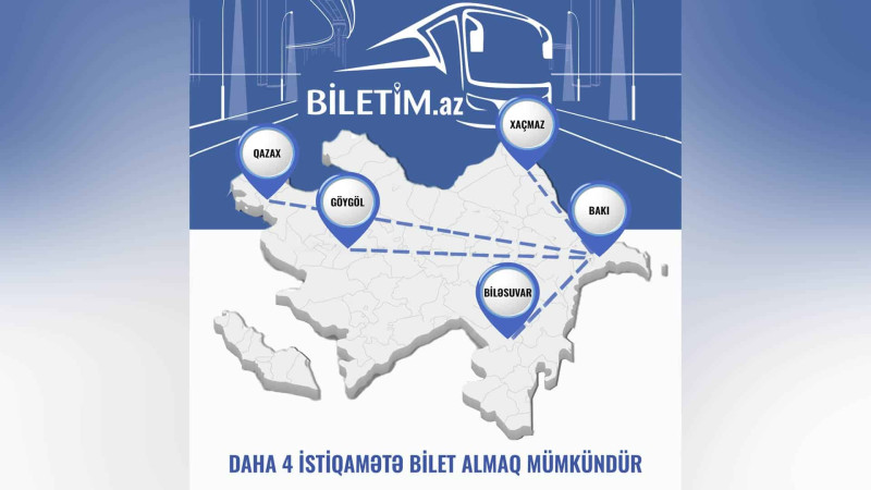 “Biletim.az” portalında yeniliklər baş verib