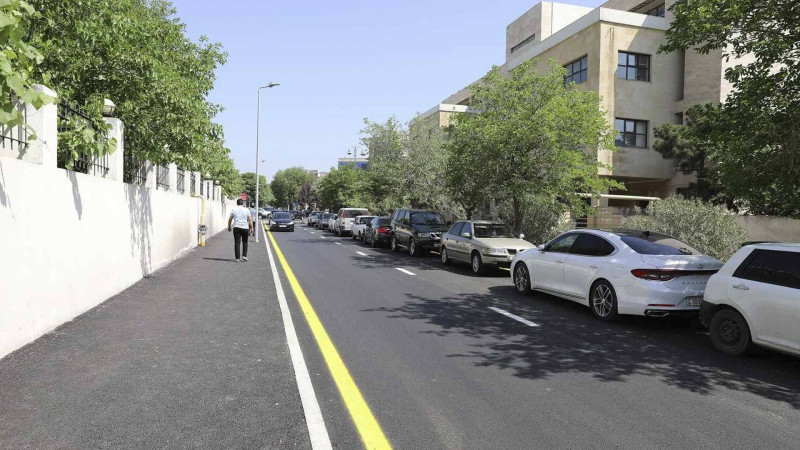 İsa Bulağı küçəsində aparılan təmir işləri yekunlaşıb