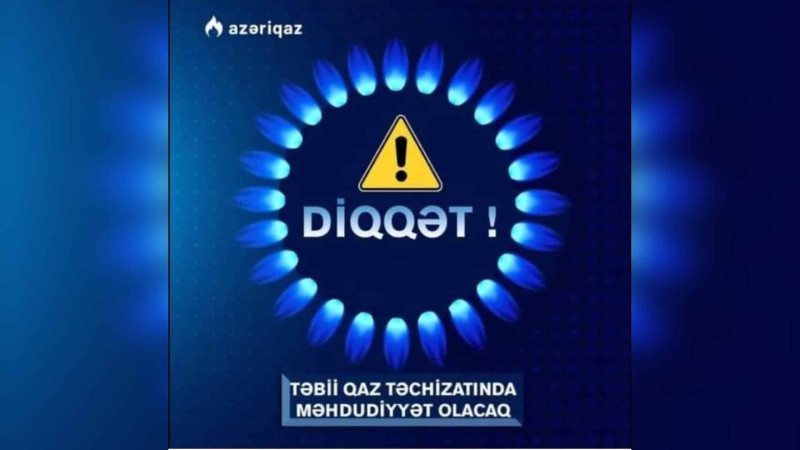 Nərimanovun bu ərazisində qaz təchizatı kəsilib