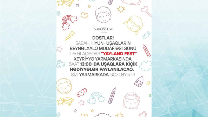 “Torqovoya”da uşaqlara hədiyyələr veriləcək
