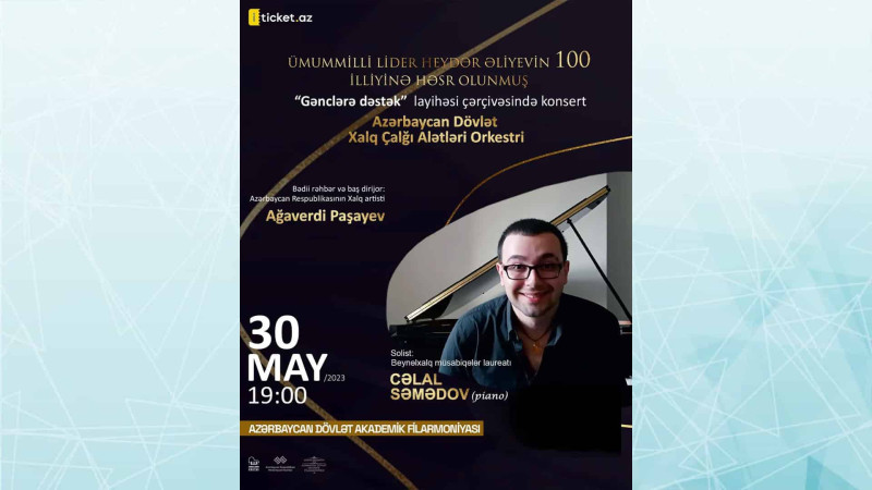 Filarmoniyada gənclərə dəstək üçün konsert keçiriləcək