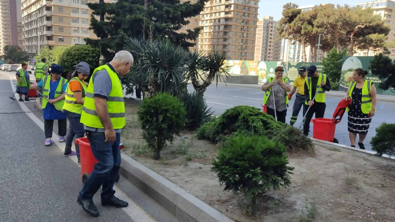 Nəsimi rayonunda növbəti iməcilik keçirilib
