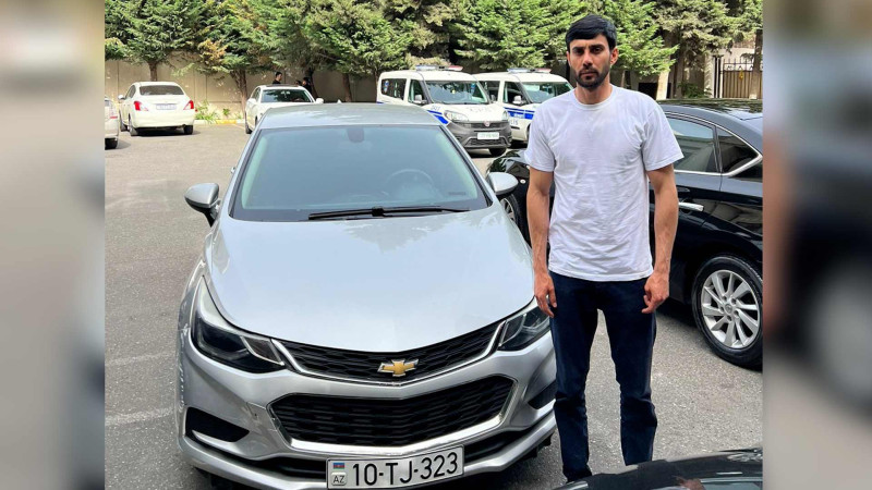 Nərimanov rayonunda polisə tabe olmayan sürücü həbs olunub