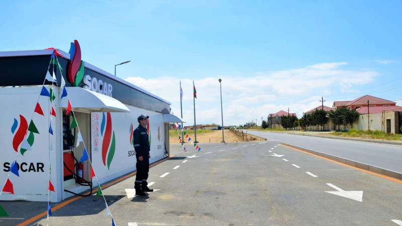 Nardaran qəsəbəsində yeni yanacaqdoldurma məntəqəsi yaradılıb
