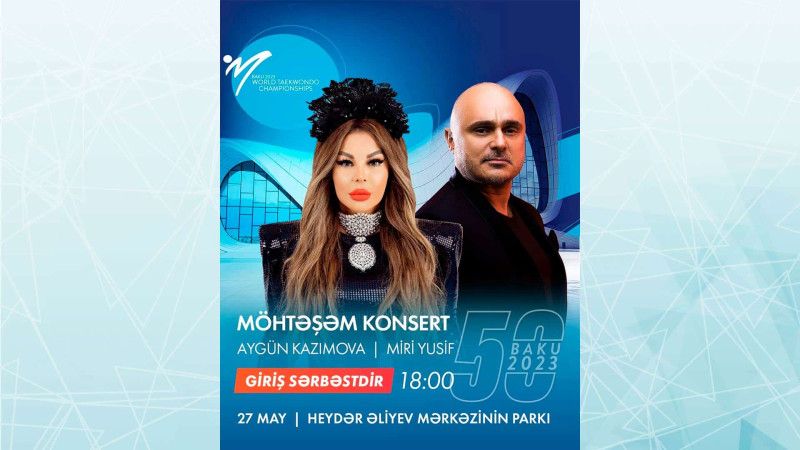 Heydər Əliyev Mərkəzinin parkında ödənişsiz konsert keçiriləcək