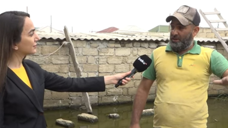 Bu qəsəbədə yaşayanların problemləri saymaqla bitmir: Şağan sakinlərinin evləri su ilə dolu olsa da, içməli su yoxdur - VİDEO