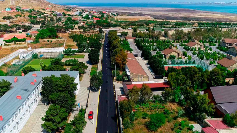 Pirallahıda İlqar Məcidov küçəsi təmir olunub