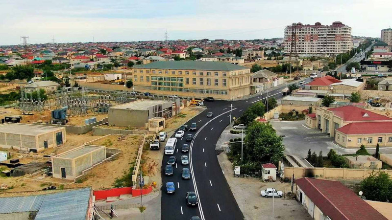 Balaxanı-Binəqədi yolunun bir hissəsi təmir olunub