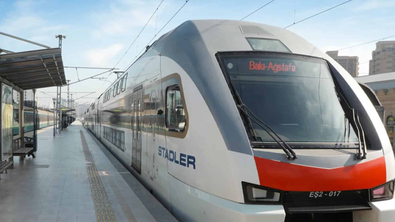 Bakı-Ağstafa dəmir yolu marşrutunda dəyişiklik olub
