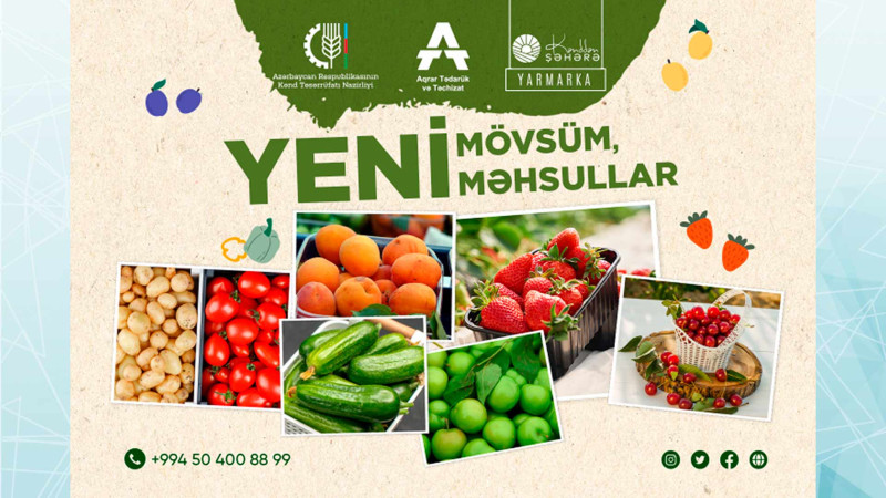 Bakıda “Kənddən Şəhərə” həftəsonu yarmarkası təşkil ediləcək