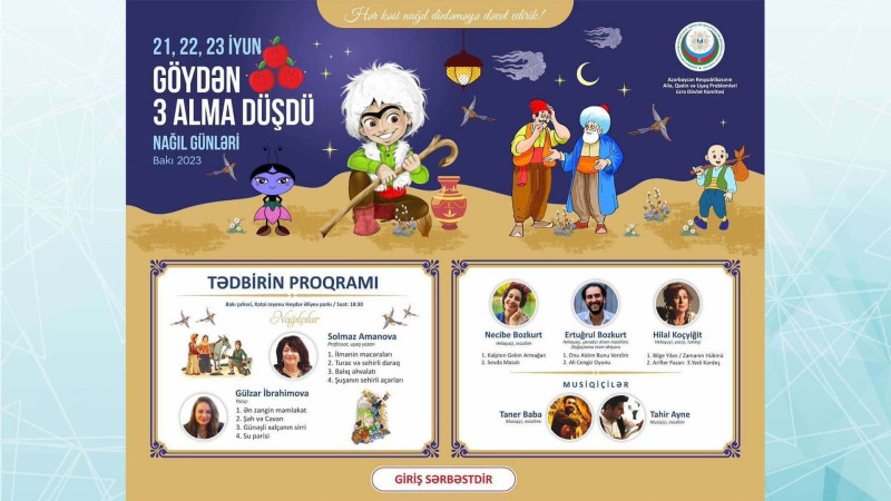 Bakıda uşaqlar üçün “Nağıl günləri” təşkil olunacaq