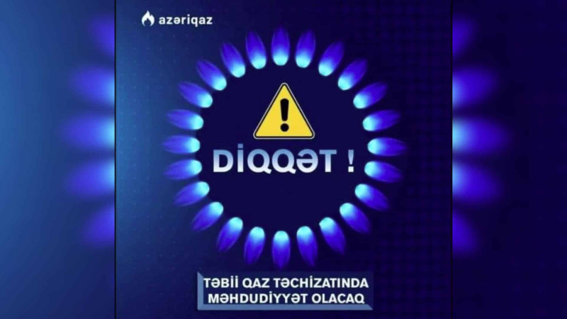 Bakının iki rayonunda qaz olmayacaq