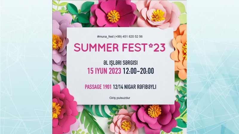 “Passaj”da əl işləri festivalı keçiriləcək
