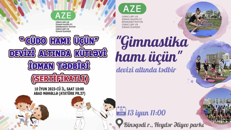 Bakıda iki kütləvi idman tədbiri keçiriləcək