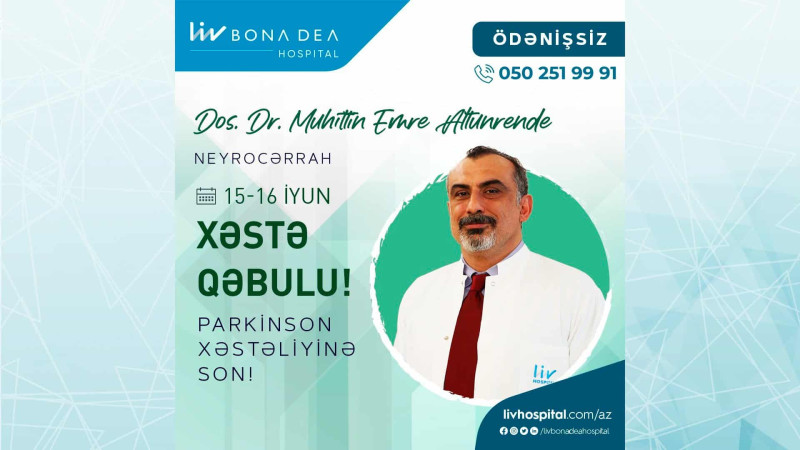 Bakıda neyrocərrah ödənişsiz qəbul təşkil edir