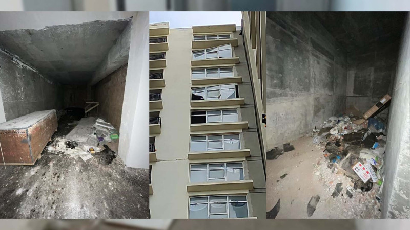 Prokurorluq işçiləri üçün tikilmiş binada yaşayan sakinlər hər gün təhlükə ilə üzləşirlər - VİDEO