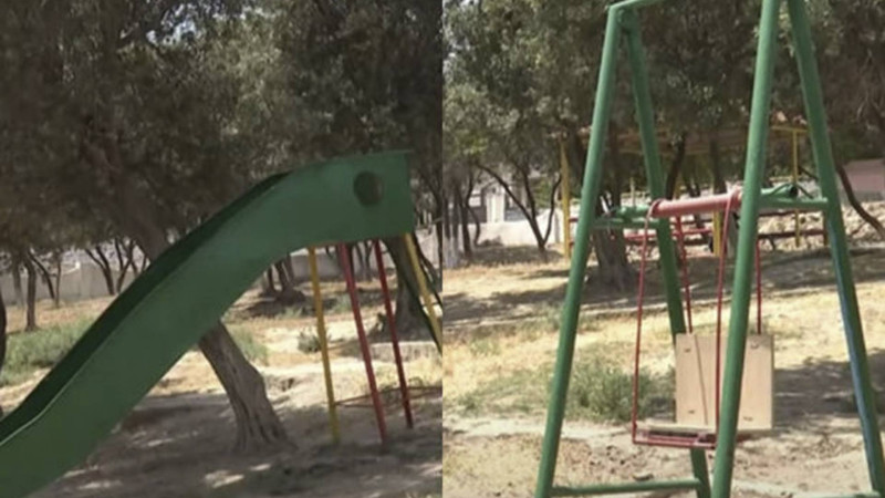 Zığ qəsəbəsində parkdan peyin iyi gəlir