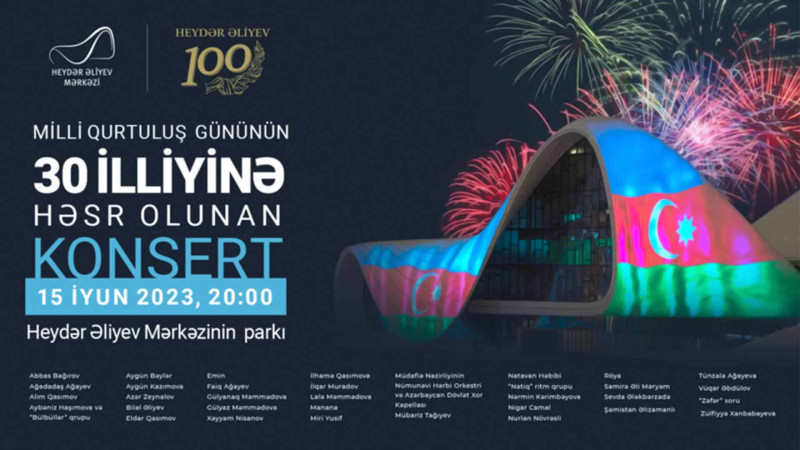 Bakıda Milli Qurtuluş Gününə həsr olunmuş konsert keçiriləcək