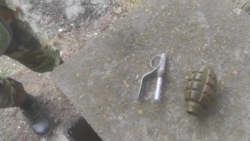 Xəzər rayonunda əl qumbarası tapılıb