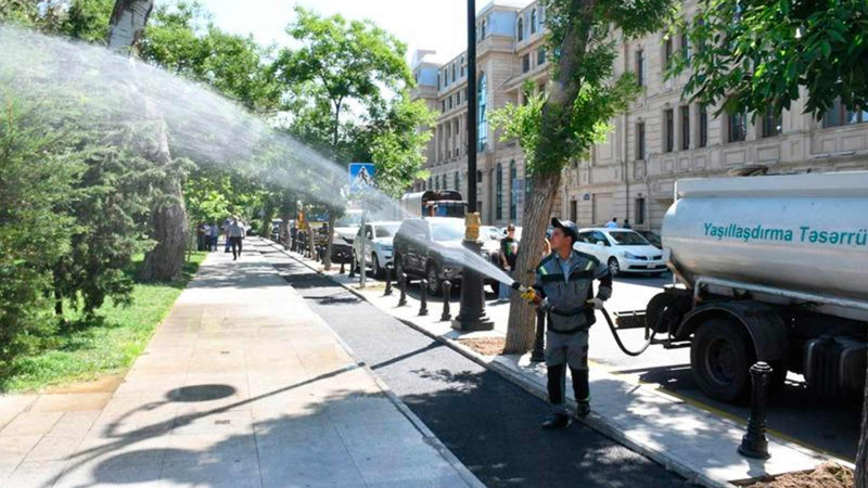 Bakının 1 gündə 545 küçəsi abadlaşdırılıb