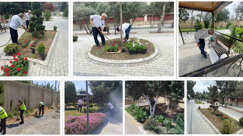 Xəzər rayonunda iməcilik keçirilir