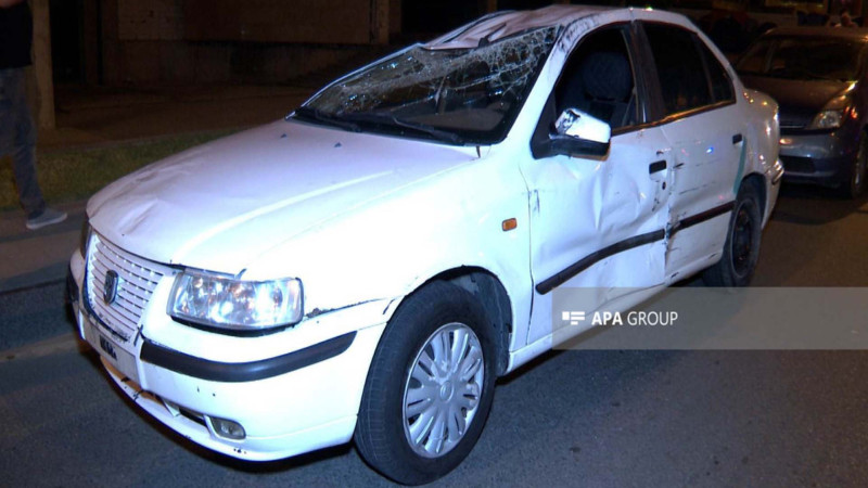 Ziya Bünyadovda avtomobil aşıb