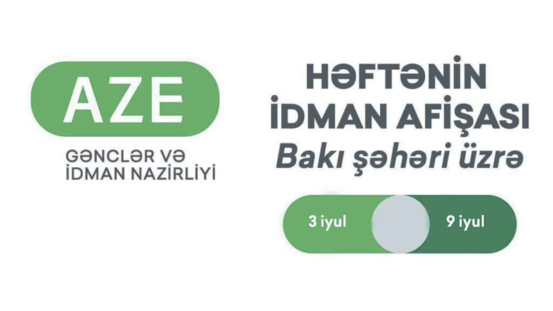 Bakıda keçiriləcək idman tədbirlərinin afişası açıqlanıb