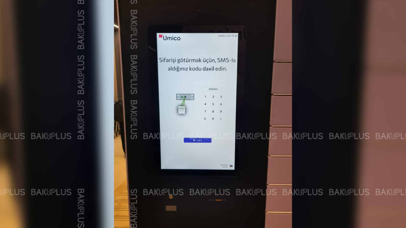 “Umico Market” istifadəçilərinin nəzərinə: “Port Baku”da test rejimində “poçtomat” quraşdırılıb