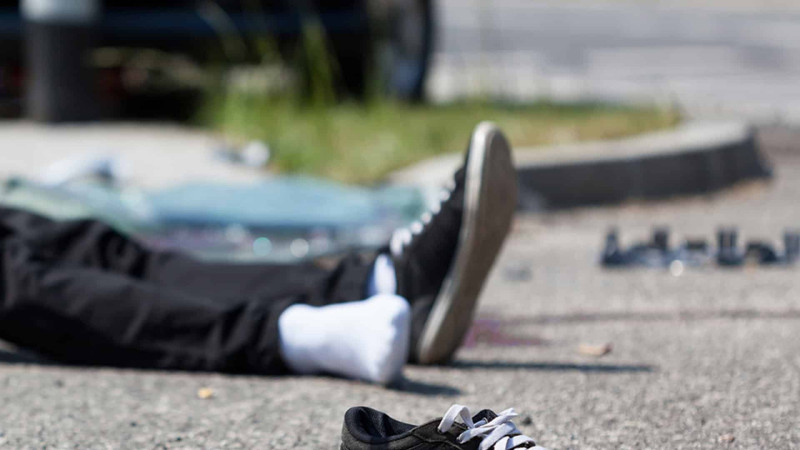 Nərimanovda yolu keçən piyadanı avtomobil vurub