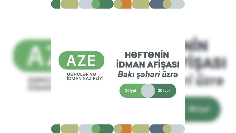 Bakıda keçiriləcək idman tədbirlərinin afişası təqdim olunub