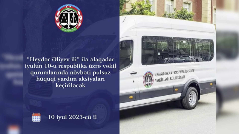 Bakıda sakinlərə təmənnasız hüquqi yardım ediləcək