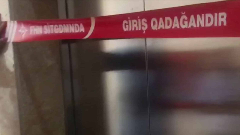 Yasamalda yaşayış binasının qəzalı liftinin fəaliyyəti dayandırılıb
