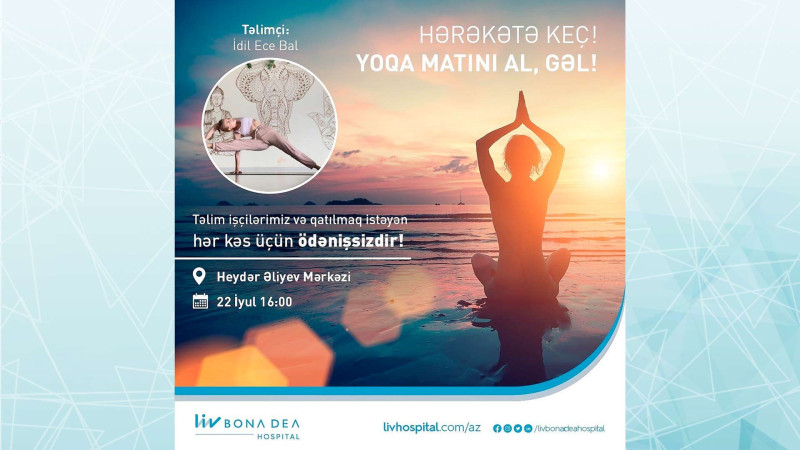 Bakıda tanınmış klinika pulsuz yoqa təlimi təşkil edəcək