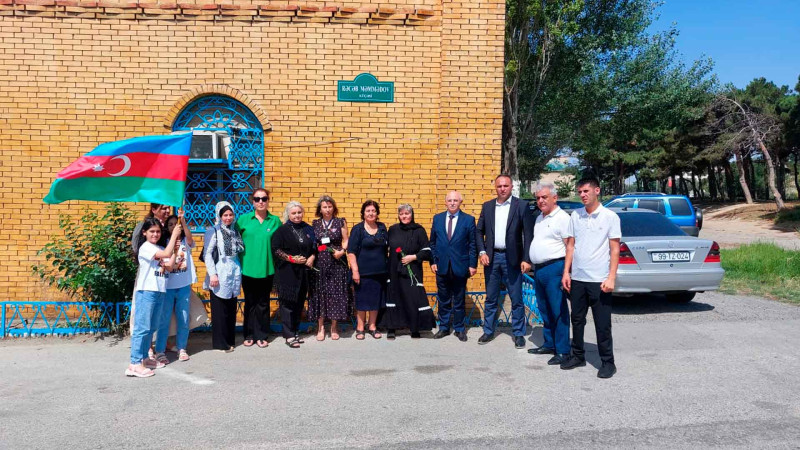 Xətai rayonunda şəhidin adını daşıyan küçənin açılışı olub