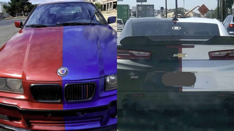 Avtomobili iki rəngə boyamaq olarmı?